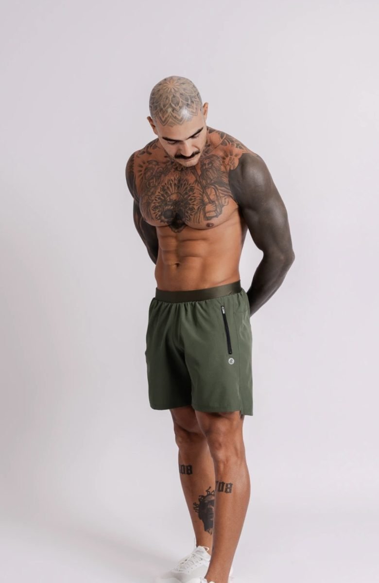 Bermuda esportiva masculina verde